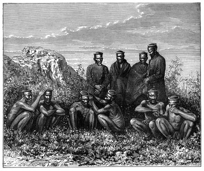 Le Zoulou, Afrique du Sud, vers 1890 - Unbekannt
