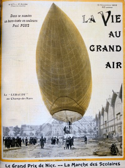 Le dirigeable de Pierre et Paul Lebaudy, France, 1903 - Unbekannt