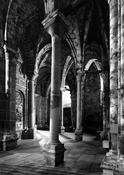 Le déambulatoire et la chapelle dite rayonnante. Cathédrale Saint-Sauveur. 12ème-15ème siècle. Avila, Espagne - Unbekannt