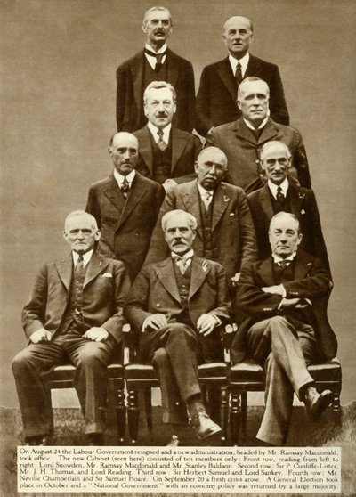 Le cabinet de Ramsay MacDonald, 1931, 1935 - Unbekannt