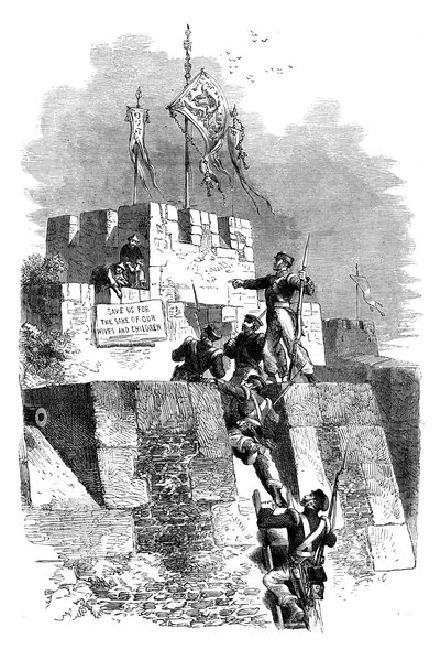 La capture de Ting-Hae, Chine, 1841 - Unbekannt