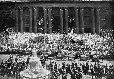 La cérémonie de remerciement à la cathédrale Saint-Paul, Londres, 22 juin 1897 - Unbekannt