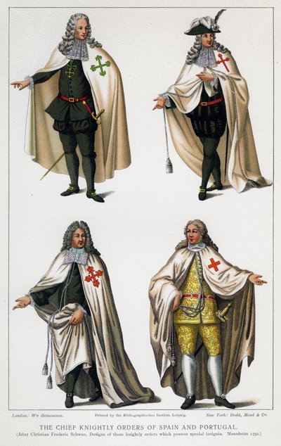 Les principaux ordres chevaleresques d
