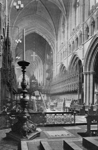Le chœur, cathédrale de Chester, Cheshire, 1924-1926 - Unbekannt