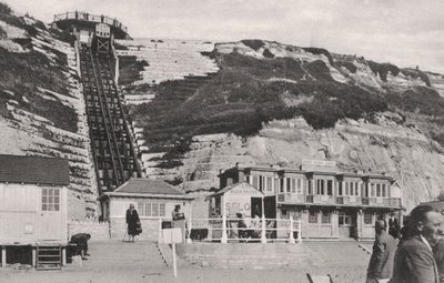 Le funiculaire de la falaise à Bournemouth, Dorset, début du 20ème siècle - Unbekannt