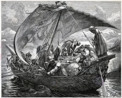 La mort du roi Arthur, 19e siècle - Unbekannt