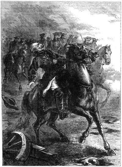 La mort du duc de Berwick au siège de Philippsburg, Allemagne, 1734, 19e siècle - Unbekannt