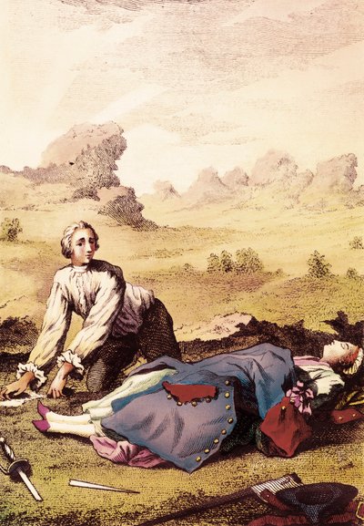 Le désert de Louisiane. Illustration - Unbekannt