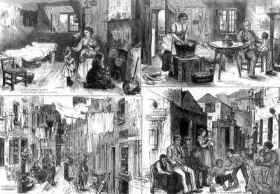 Les habitations des pauvres à Londres, 1875 - Unbekannt
