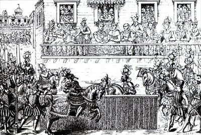 La blessure mortelle du roi Henri II de France - Unbekannt