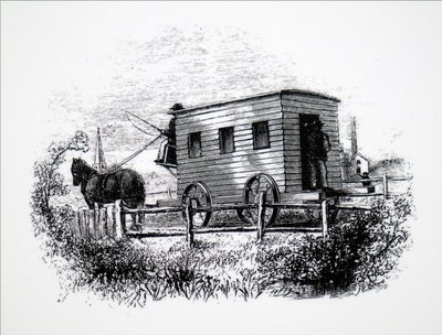 Le premier wagon de passagers construit par George Stephenson - Unbekannt