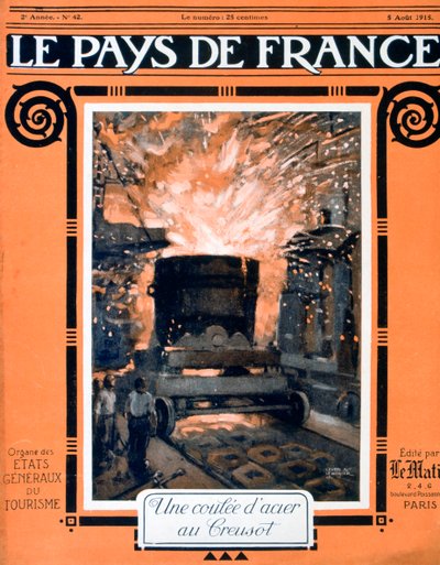 La couverture de Le Pays de France, 5 août 1915 - Unbekannt