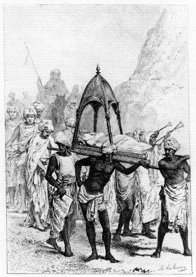Les funérailles de la femme de Sinbad - Unbekannt