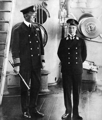 Le futur roi Édouard VIII en aspirant sur le HMS Hindustan - Unbekannt