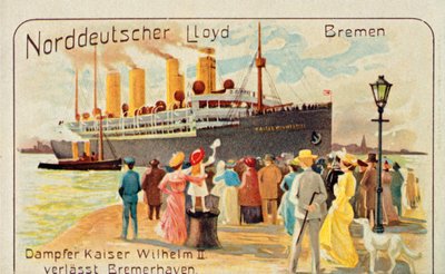 Le géant SS Kaiser Wilhelm II s