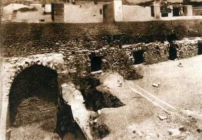 La grande terrasse sur le cryptoportique, Pompéi, Italie, années 1900 - Unbekannt