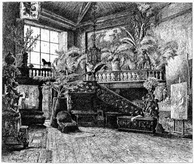 Le grand atelier de Hans Makart, Vienne, Autriche, vers 1880-1882 - Unbekannt
