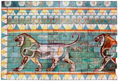 La frise des lions du palais d