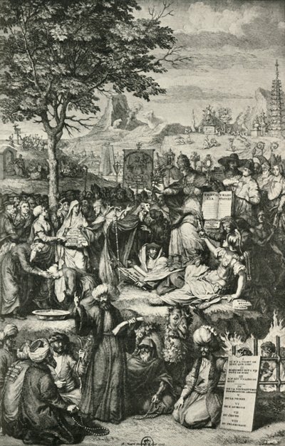 Les principales religions du monde, vers 1723, 1908 - Unbekannt