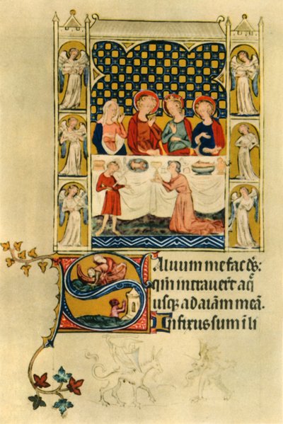 Le festin de mariage à Cana, début du 14ème siècle, 1942 - Unbekannt