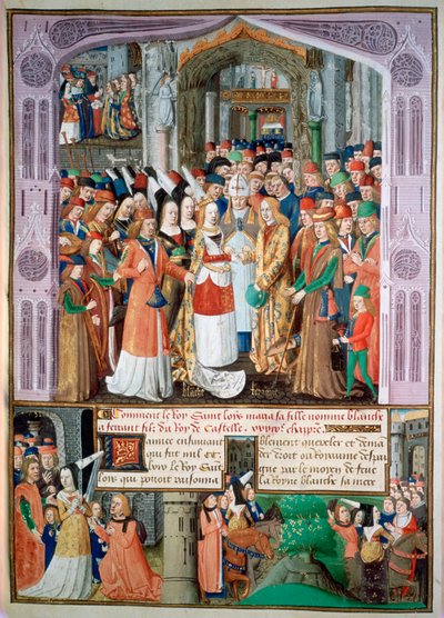 Le mariage de Blanche et Fernando, 1269, 15e siècle - Unbekannt
