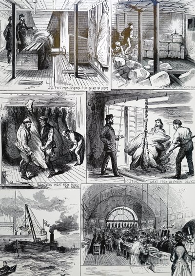 Le transport de viande réfrigérée - Unbekannt