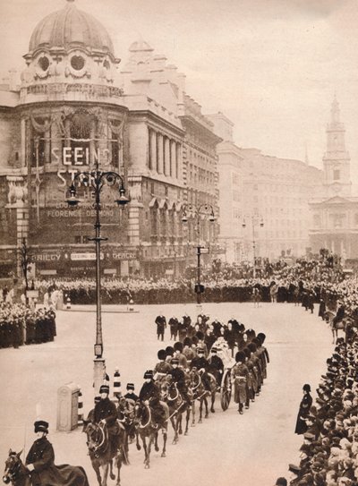 La simplicité émouvante du dernier voyage du roi Georges à travers Londres, 1936 - Unbekannt
