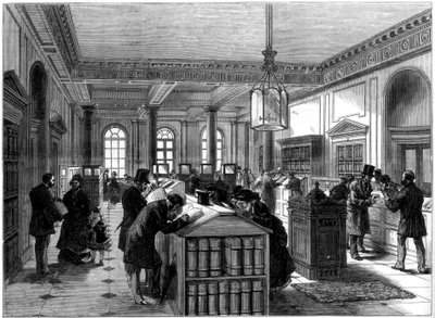 Le nouveau bureau des testaments, Somerset House, Londres, 1875 - Unbekannt