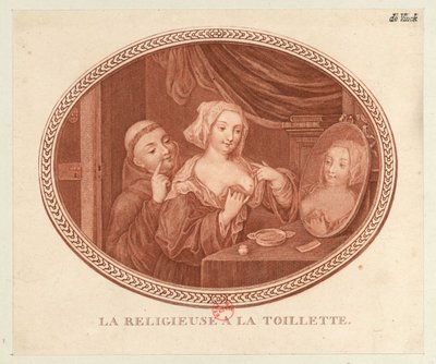 La nonne à la toilette, 1770-1780s - Unbekannt