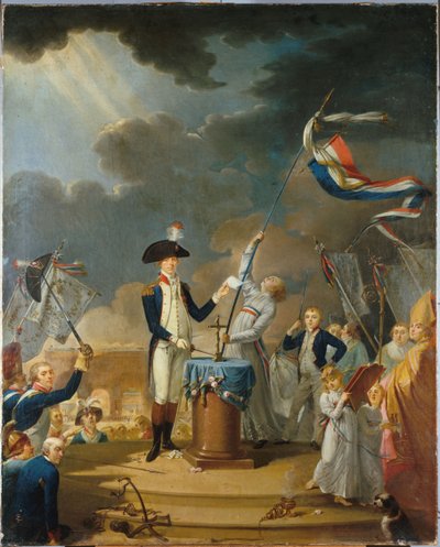 Le serment de La Fayette à la Fête de la Fédération, 14 juillet 1790 - Unbekannt