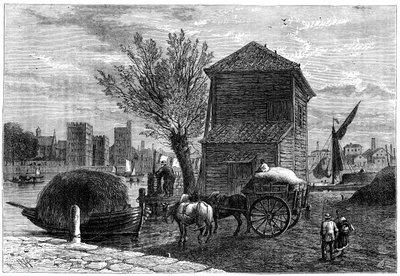 Le vieux bac à chevaux, Londres, vers 1800, 1891 - Unbekannt
