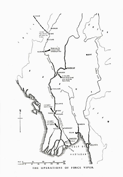 Les opérations de la Force Viper, Birmanie, Seconde Guerre mondiale, 1942-1943, 1944 - Unbekannt