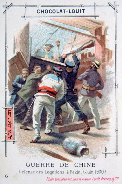 La résistance du personnel diplomatique à Pékin, Chine, Rébellion des Boxers, juin 1900 - Unbekannt