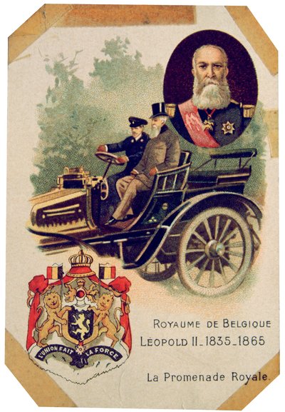 La promenade royale de Léopold II, roi des Belges, vers 1900 - Unbekannt