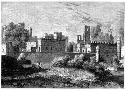 Le palais royal à Gondar, l