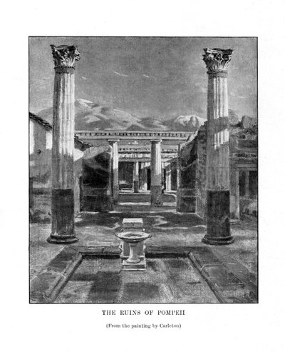 Les ruines de Pompéi, Italie, 19ème siècle - Unbekannt