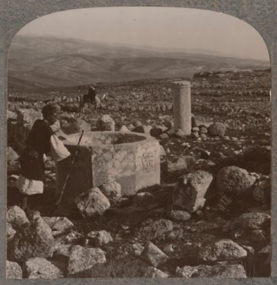 Les ruines de Tekoa, vers 1900 - Unbekannt