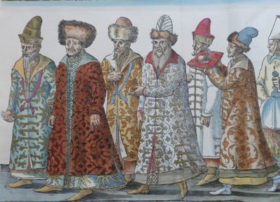 Les dirigeants de Moscou. Grand-duc Ivan III, Vassili III Ivanovitch, Ivan IV le Terrible et leurs ambassadeurs - Unbekannt