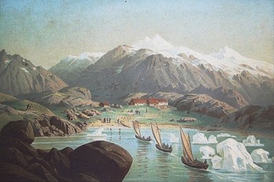 La deuxième expédition allemande au pôle nord vers l