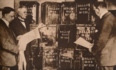 La deuxième élection générale de 1924, 1935 - Unbekannt
