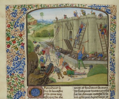 Le siège de Brest, 1386, vers 1470-1475 - Unbekannt