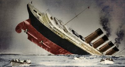 Le naufrage du Lusitania, 7 mai 1915 - Unbekannt