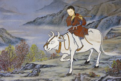 Les dix images de bouvier du bouddhisme zen représentent les étapes de l