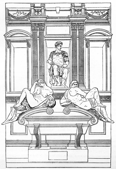 Le tombeau de Julien de Médicis dans la nouvelle sacristie de la basilique San Lorenzo, Florence - Unbekannt