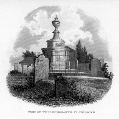 La tombe de William Hogarth à Chiswick, 1840 - Unbekannt