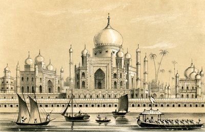 Le tombeau du favori du sultan Akbar Khan à Agra, 1847 - Unbekannt