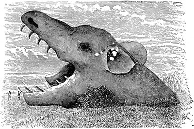 Le loup Fenris de la mythologie scandinave, 19e siècle - Unbekannt