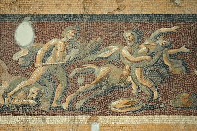 Scène de théâtre, mosaïque de Daphné, Turquie - Unbekannt