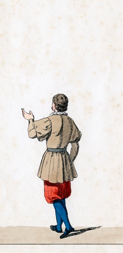 Costume de théâtre pour la pièce de Shakespeare, Henry VIII, XIXe siècle - Unbekannt