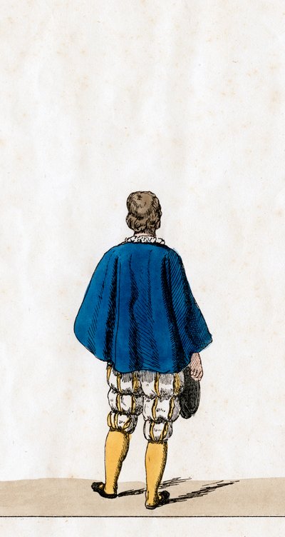 Costume de théâtre pour la pièce de Shakespeare, Henry VIII, 19e siècle - Unbekannt